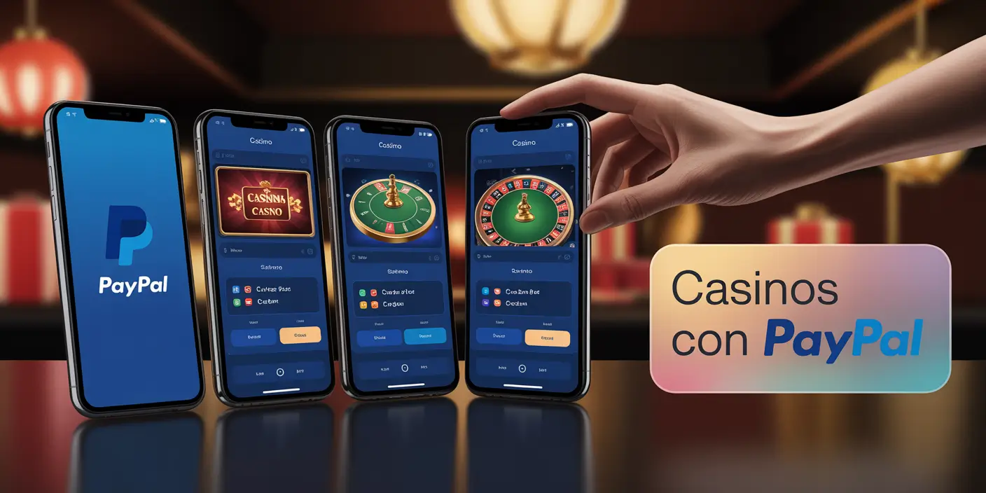 Casinos online con PayPal en España.