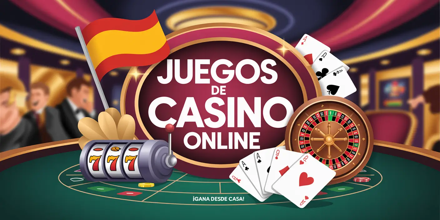 Juegos de casino online en España.